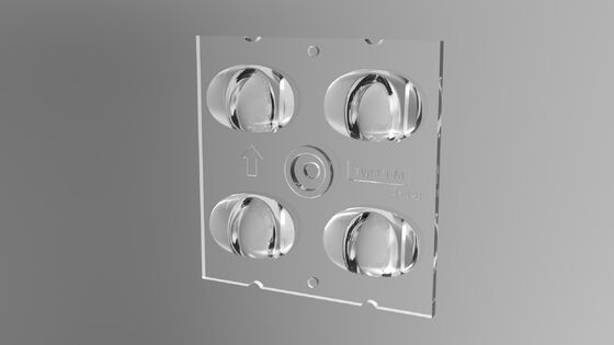 Настраиваемые 3030x4 светодиодные чипы светодиодные световые линзы с углом луча T2M-B для наружного освещения